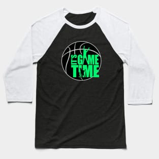 It's Game Time - Green Baseball T-Shirt